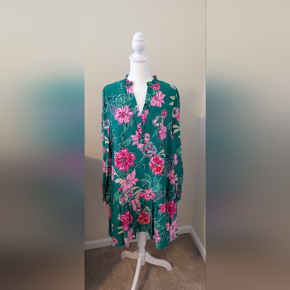 NWT Lilly Pulitzer Evaline Silk Dress